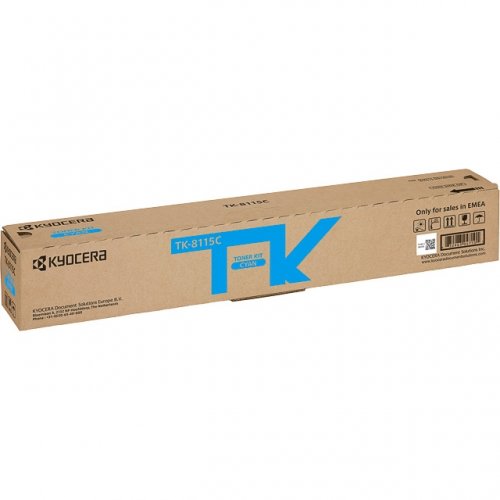 Kyocera Mita TK-8115 - Toner authentique 1T02P3CNL0, TK-8115 - Cyan