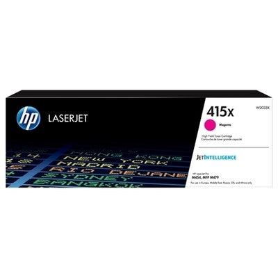 Toner authentique Hp W2032X, 415X - Jaune