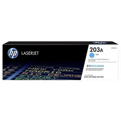 Toner authentique Hp CF541A, 203A - Cyan