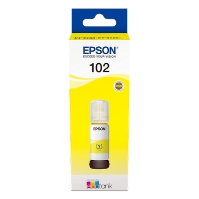 Flacon d'encre authentique Epson 102 - Jaune