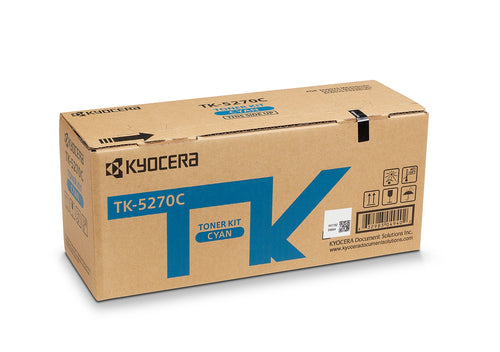 Kyocera Mita TK-5270 - Toner authentique 1T02TVCNL0, TK5270 - Cyan