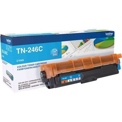 Brother TN-246C - Toner authentique TN-246 - Cyan