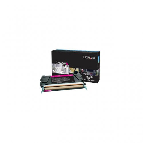 Lexmark 746 - Toner authentique C746A2MG - Magenta