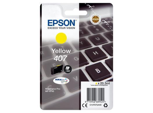 Epson E407Y Cartouche originale C13T07U440 - Jaune