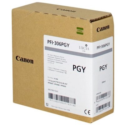 Canon UPFI306PGY Cartouche originale 6667B001, PFI306PGY - Gris Clair