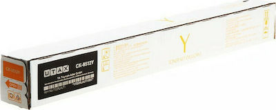 Triumph Adler 8512 - Toner authentique 1T02RLATA1, CK8512Y - Yellow