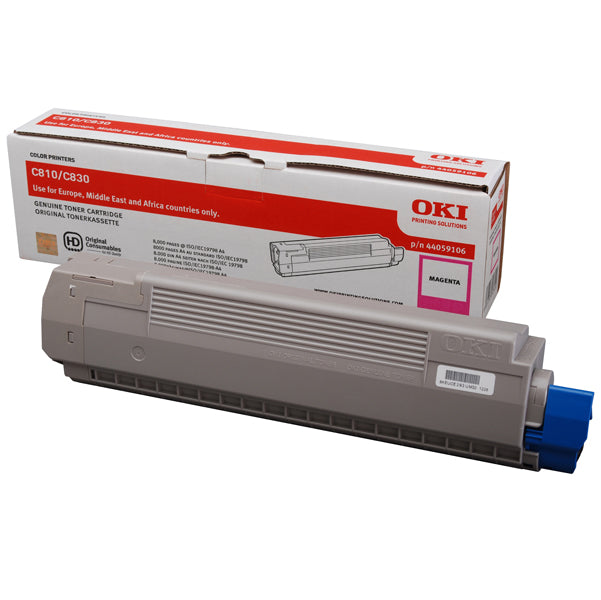 OKI C810 - Toner authentique 44059106 - Magenta