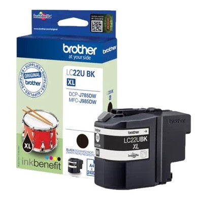 Brother ULC22UB Cartouche originale LC22UBK - Noir