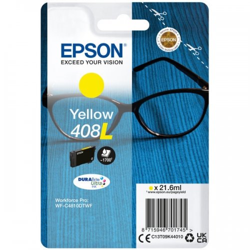 Epson E408XLY Cartouche originale C13T09K44010 - Jaune