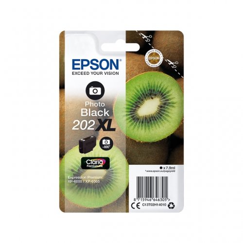 Epson U202XLPB Cartouche originale C13T02H14010 - Photo Noir