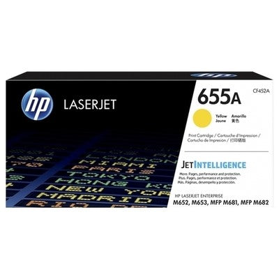 Hp 655A - Toner authentique CF452A, 655A - Yellow