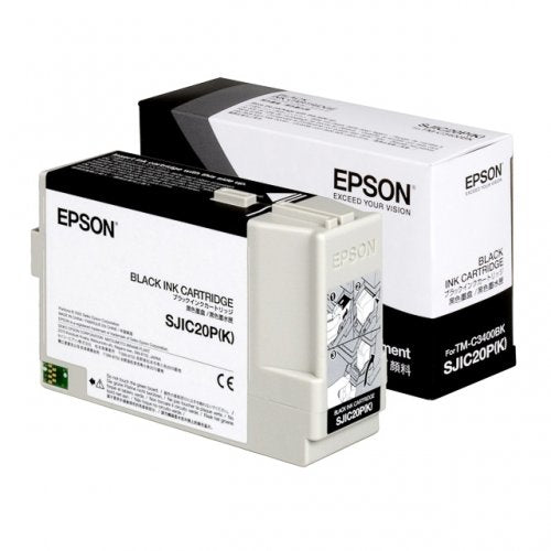 Epson USJIC20P - cartouche jet d'encre authentique C33S020490, SJIC20P - Black