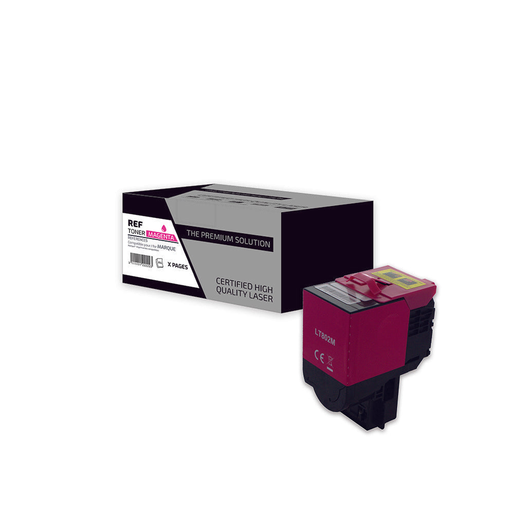 TPS LT802M - Toner compatible avec 80C2SM0 - Magenta