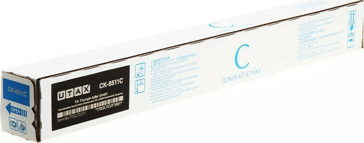 Triumph Adler 8511 - Toner authentique CK8511C - Cyan