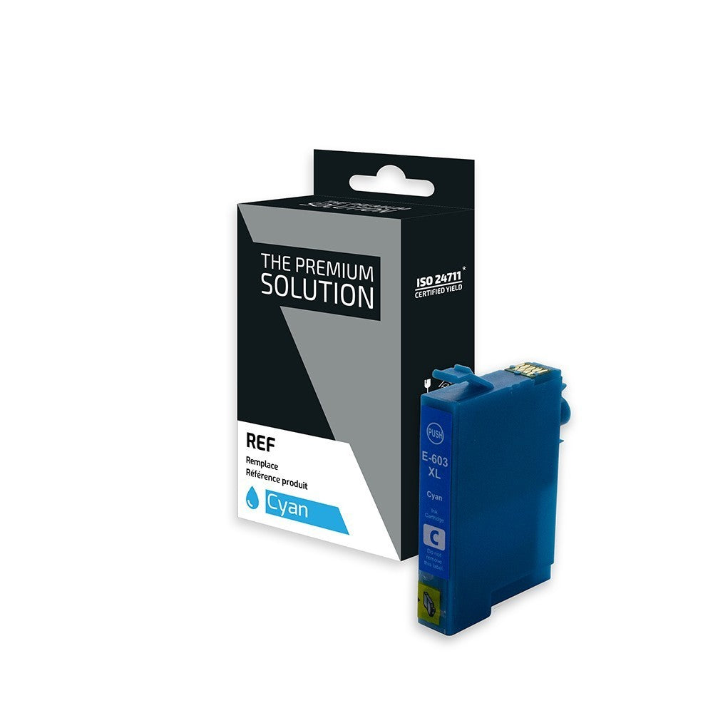 Epson E603XLC Cartouche compatible avec C13T03A24010 - Cyan